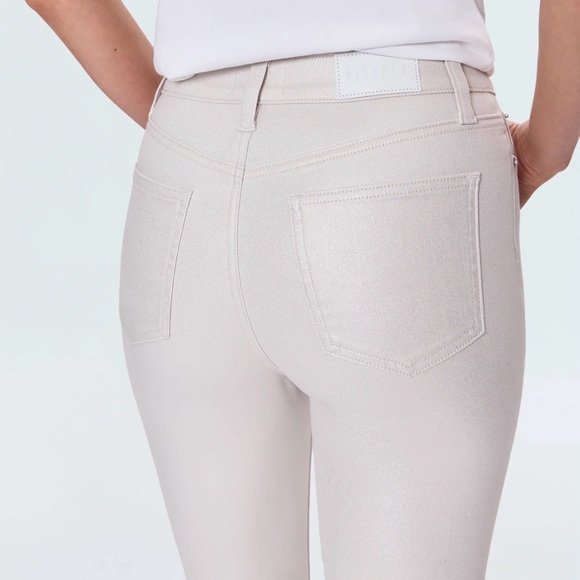 Pistola Kinsley Lennon High Rise Crop Boot Jean - Ivory Luster - Picture 6 of 6